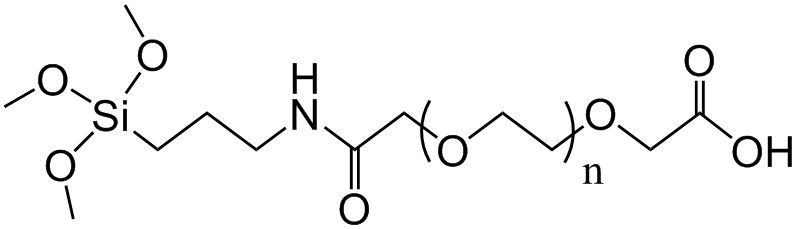 硅烷-PEG-COOH结构图